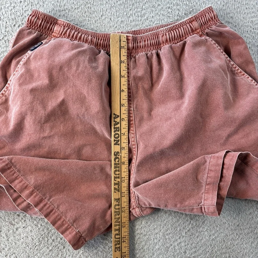 Crazy Shirts Chile Dyed Shorts Mens Small Elastic Waist Cotton Drawstring Pocket